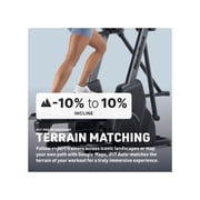 NordicTrack X16 Elliptical with a Tilting 16 HD Touchscreen, 26 Resistance Levels, 10% Incline to -10% Decline, 3-in-1 Design & Powered by iFIT