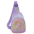 thumbnail image 2 of Bolso de pecho para niños, bolso de nailon con dibujos animados para bocadillos, bolso pequeño para niños y niñas con bandolera, 2 of 3