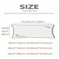 thumbnail image 5 of New solid-color washed double long pillowcases, couple pillowcases 48*100cm, 120cm, 150cm, 180cm (without core), 5 of 10