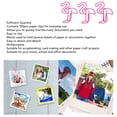 thumbnail image 4 of Cute Paperclips,  Flamingo Shape Bookmark Paper Clips 100pcs  for Office, 4 of 7