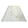 thumbnail image 3 of Camila Cream Abstract Bamboo Area Rugs for Living Room Jacquard Textured Modern Rugs Soft Geometric Rug for Bedroom Washable Rug Non-Slip Bohemian Carpet Perfect for Dining Room Office Beige, 3 of 5