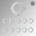 thumbnail image 6 of Spot Light Trim Medallions 6" ID Urethane White Pack Of 10 Ceiling light fixtures Renovators Supply, 6 of 10