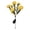 Yellow, variant on 1 Pcs Spring Garden Lights Solar Flower Light, Artificial Flower Outdoor Light Decor for Summer Path Yard Walkway Patio Lawn Flower Bed, Cemetery, Memorial Day, Christmas, Mother's Day Gift