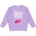 thumbnail image 2 of Inktastic Future Pilot Girls Airplane Career Toddler Sweatshirt, 2 of 4