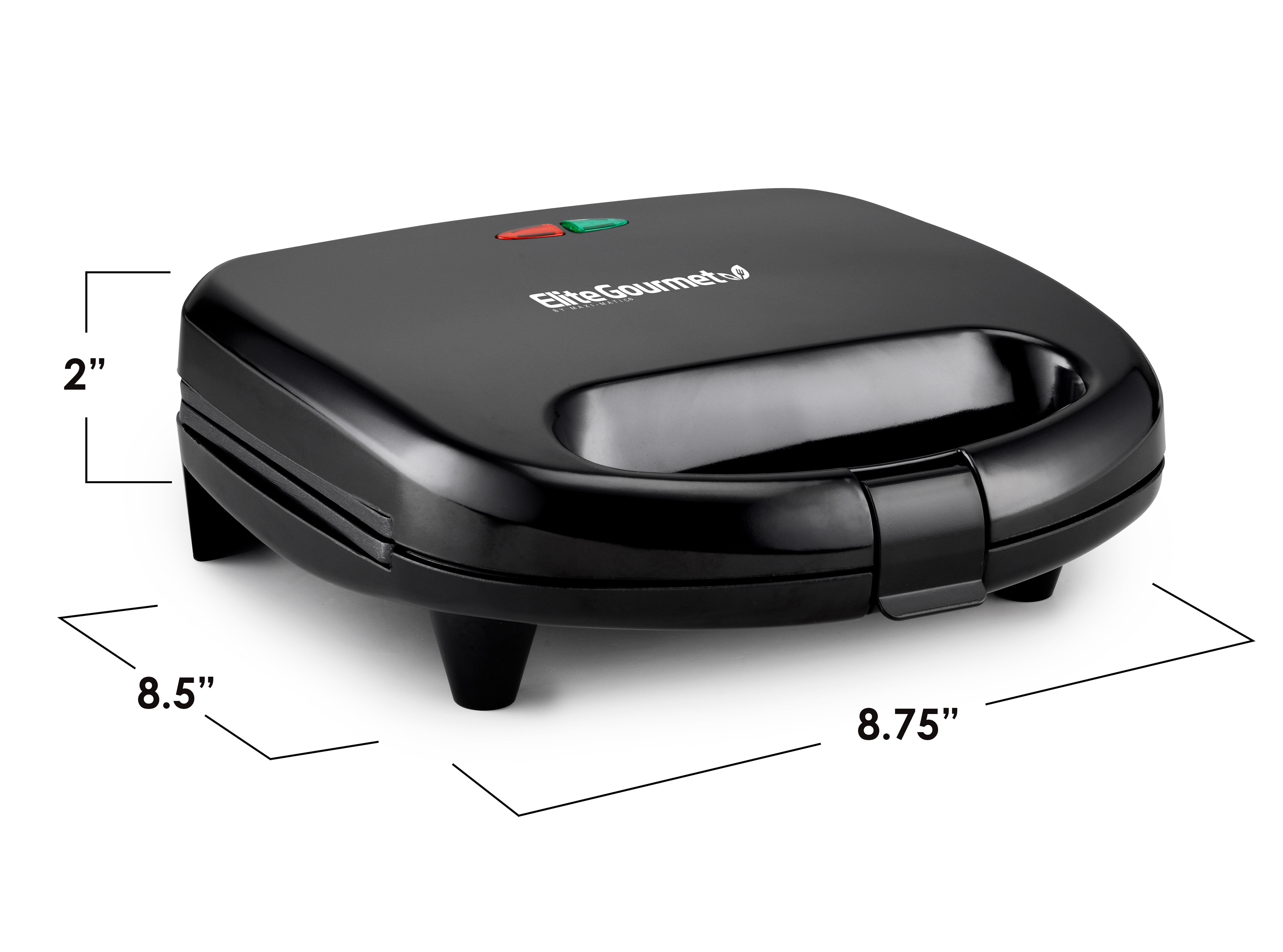 5 Dual Nonstick Rotating Flip Waffle Maker – Shop Elite Gourmet