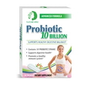 Nature Spec Probiotic 10 Billion with Immunity Support Premium, reduced stress, increased energy, and enhanced mood, maintain healthy weight, cholesterol, and sugar levels, 30 Capsules