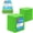 Green, variant on Microfiber Cleaning Towels, Pack of 24, Ultra Soft Plush Washcloth Shop Towels, All Purpose Premium Microfiber Detailing Cleaning Cloths (16" x 16", Mix Color)
