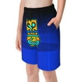 thumbnail image 3 of Geometry Dash Boys Swim Trunks Quick Dry Swim Shorts Kids Bathing Suits Boy Swimsuit Swimwear, 3 of 7