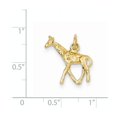 thumbnail image 2 of 14k Polished 3-Dimensional Giraffe Charm, 2 of 3