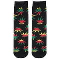 thumbnail image 4 of Cool Socks Novelty Crew Socks Men's Women's, Ganja, Graphic Print, Large, 4 of 6