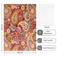 thumbnail image 2 of 4 Pcs Funny Kitchen Towels,Red Pioneer Flower and Paisley Pattern Microfiber Dish Towels,Kitchen Tea Towels,Kitchen Towel Set (18" X 26"), 2 of 7