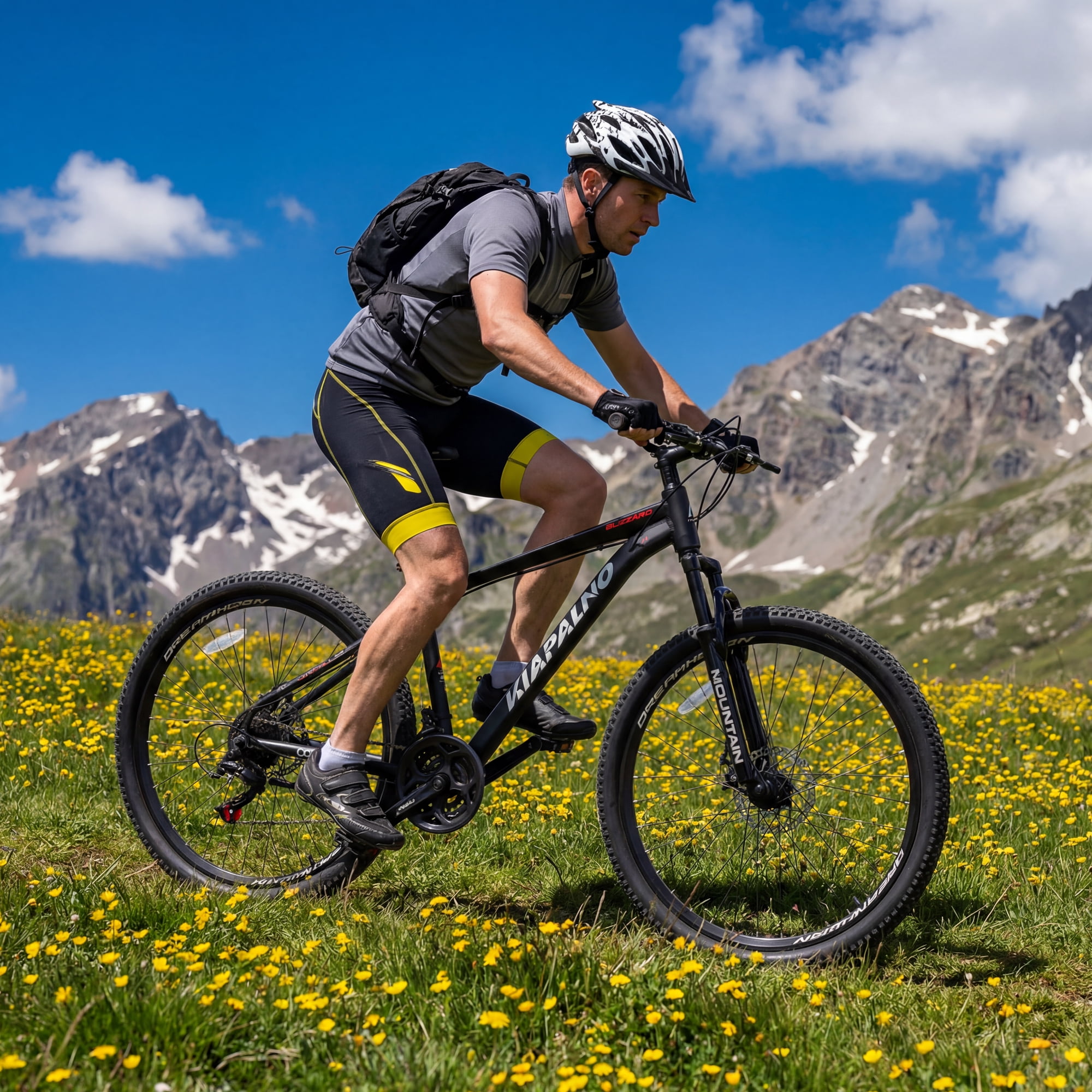 26 Inch All-Terrain Mountain Bike with Disc Brakes 21-Speed Drivetrain & Durable Carbon Steel Frame Ideal for Men and Women, Perfect for Trail Riding and Touring