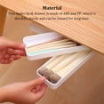 thumbnail image 4 of Unatoiry Self-adhesive Under Desk Drawer Storage Box Student Stationery Organizer Sundries Table Drawers Container School Blue 1Set, 4 of 6