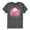 HEATHER CHARCOAL, variant on Instant Message - Baseball All Star Short Sleeve Graphic T-Shirt