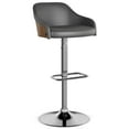 thumbnail image 1 of Hutton Adjustable Bar Stool Faux Leather, 1 of 1