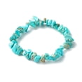 thumbnail image 2 of Turquoise(Dyed) Chip Bead Stretch Bracelets for Inner Diameter: 1-7/8 inch(4.8~5.1cm), 2 of 4