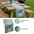 thumbnail image 5 of Coastal Turtle Table Runner - 36 Inch Long, Kitchen Dining Table Runner Dresser Scarves, Nautical Ocean Shells Seaweeds Starfish Farmhouse Decor for Coffee Tables Wedding Party Banquet, 5 of 8