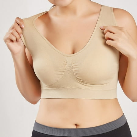 Account Purchase History Plus Size Sports Bras for Women No Underwire Push Up Bras Full Coverage Seamless Bra Supportive Workout Activewear T Shirt Bras Ladies Bras Underwear Todays Daily Deals