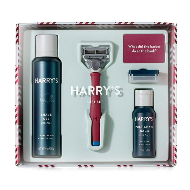 Harry's Holiday Men's Shave Set with Ember Handle (Limited Edition