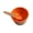 Orange, variant on Queroig 1 Set Ice Cream Bowl Eco-friendly Cartoon Shape Plastic Dessert Yogurt Cup with Spoon for Home