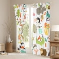 thumbnail image 3 of Homewish Zoo Animal Curtains Pack of 2 (42x84 Each),Cute Lions Elephant Curtains Blackout,Colorful 26 Letters Bedroom Curtains For Girsl Boys,Super Cozy Room Decor, 3 of 6