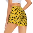 thumbnail image 3 of Bixox Women's Dinosaur pattern 2 in 1 Running Shorts - Lightweight Athletic Workout Gym Yoga Shorts Liner with Pockets - X-Large, 3 of 7