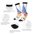 thumbnail image 3 of Logiee Autumn Funny Gnomes Print Adult Socks for Men & Women,Calf Socks, Ankle Socks,Boots Socks,Breathable Casual Sock,Unisex Crew Socks, 3 of 6