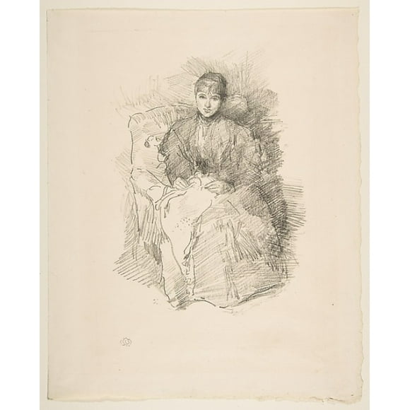 Needlework Poster Print by James McNeill Whistler (American, Lowell, Massachusetts 1834 �1903 London) (18 x 24)