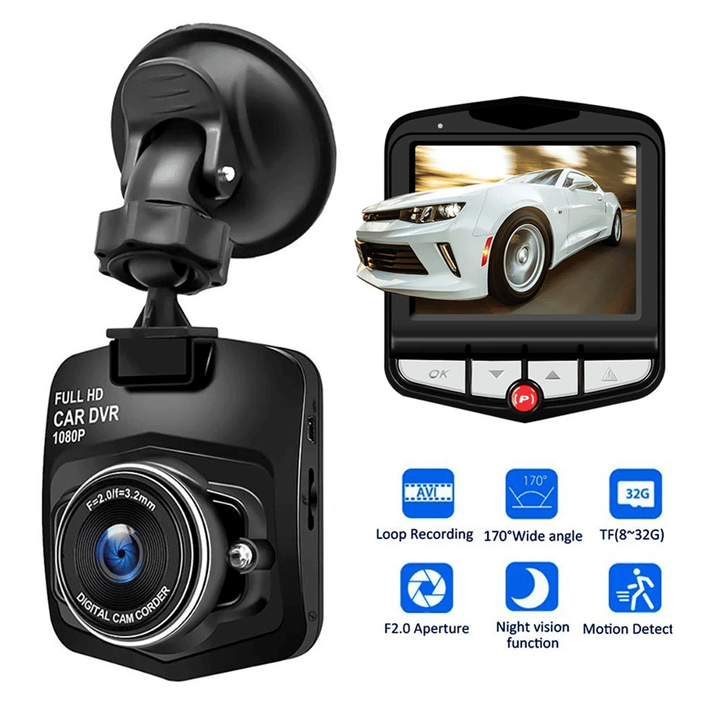 TOGUARD Dash Cam for Cars, 2.45-inch Full HD 1080P Front Wide