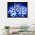 thumbnail image 4 of Animal redondo diamante pintura bordado DIY costura punto de cruz conjunto Likrtyny decoración de arte, 4 of 8