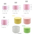 thumbnail image 4 of 5Pcs/lot Portable Cosmetic Holder Inner Lid Empty Container Refillable Bottles Face Cream Pots Lip Balm Jar PINK 50G, 4 of 8