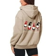 thumbnail image 2 of Christmas Gnome Hoodies for Women 2025 Long Sleeve Zip Up Graphic Hooded Sweatshirt with Pockets Jacket Coat, 2 of 7