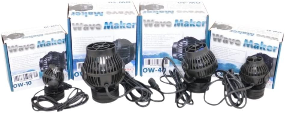 Jebao OW-25 Wave Maker Flow Pump with Controller for Marine Reef Aquarium, 184-2245 GPH