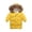 Yellow, variant on Fesfesfes Kids Down Coat Winter Thicken Warm Jacket Hooded Boys and Girls Jackets Outerwears Children Puffer Jacket