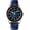 Blue strap gold case, variant on Men Watches Black Leather Band Large Big Luxury Luminous Fashion Dress Casual Analog Quartz Chronograph Father Gifts Wrist Watch
