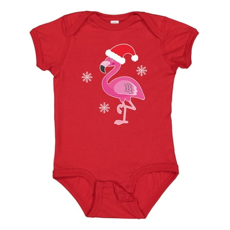 

Inktastic Christmas Holiday Cute Flamingo Gift Baby Girl Bodysuit