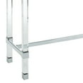 thumbnail image 6 of Benzara BM207891 Sofa Table with Rectangular Glass Top & Acrylic Block Legs, Silver, 6 of 9