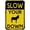 Color 3259, variant on Slow Your (Donkey Image) Down Sign - Durable Metal Slow Your Donkey Down sign - Use Indoor/Outdoor - Makes a Funny Slow Down Signs for Neighborhood Road Sign and Gift Under $20 (12x16 Inch)