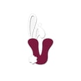 thumbnail image 2 of Surpdew Easter Decor Easter Wooden Bunny Ear Letter Ornament Multicolor V, 2 of 6