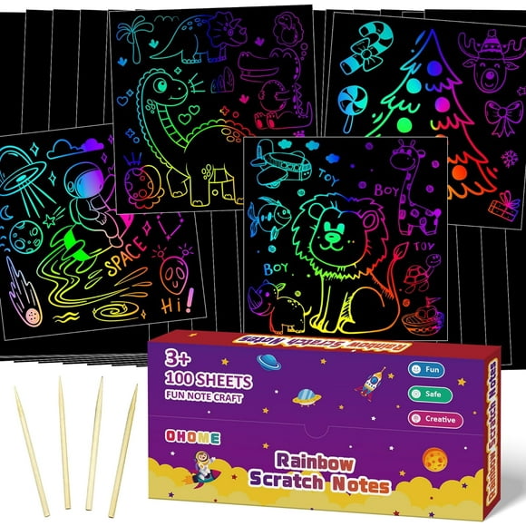Christmas Coloring Tablecloth with Scratch Art