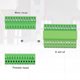 thumbnail image 4 of 2 juegos de terminal de tornillo de montaje en PCB de 12 pines de 2.54 mm 0.1 pulgadas macho hembra, verde, 4 of 6