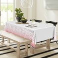 thumbnail image 6 of Plastic Table Cloth Disposable 3 Pack, 54 x 108 Inch, White, Red Dot, for Party Picnic Wedding, 6 of 6