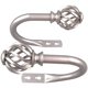 thumbnail image 4 of Juego de 2 bridas para cortinas XCF metal plateado, 4 of 4