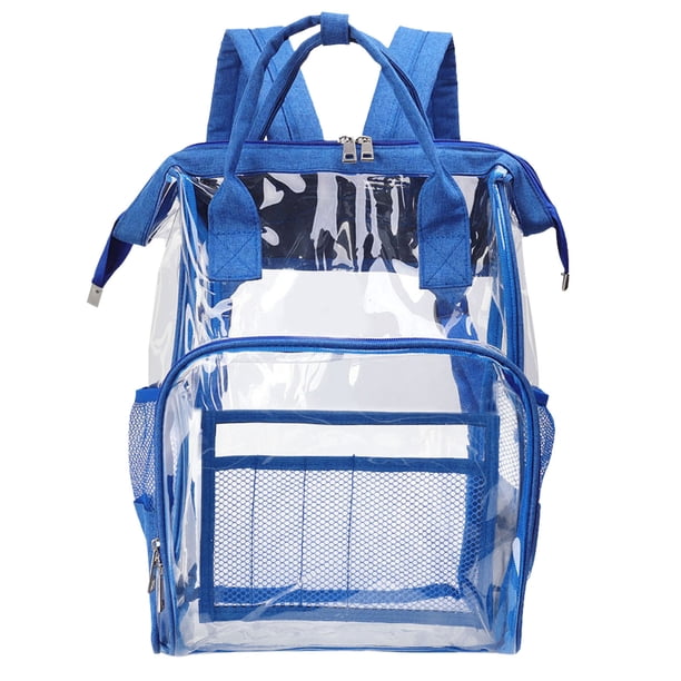 Mochila transparente de gran capacidad de PVC, mochila escolar, bolsa de playa, bolsa impermeable Wmkox8yii jkg4891