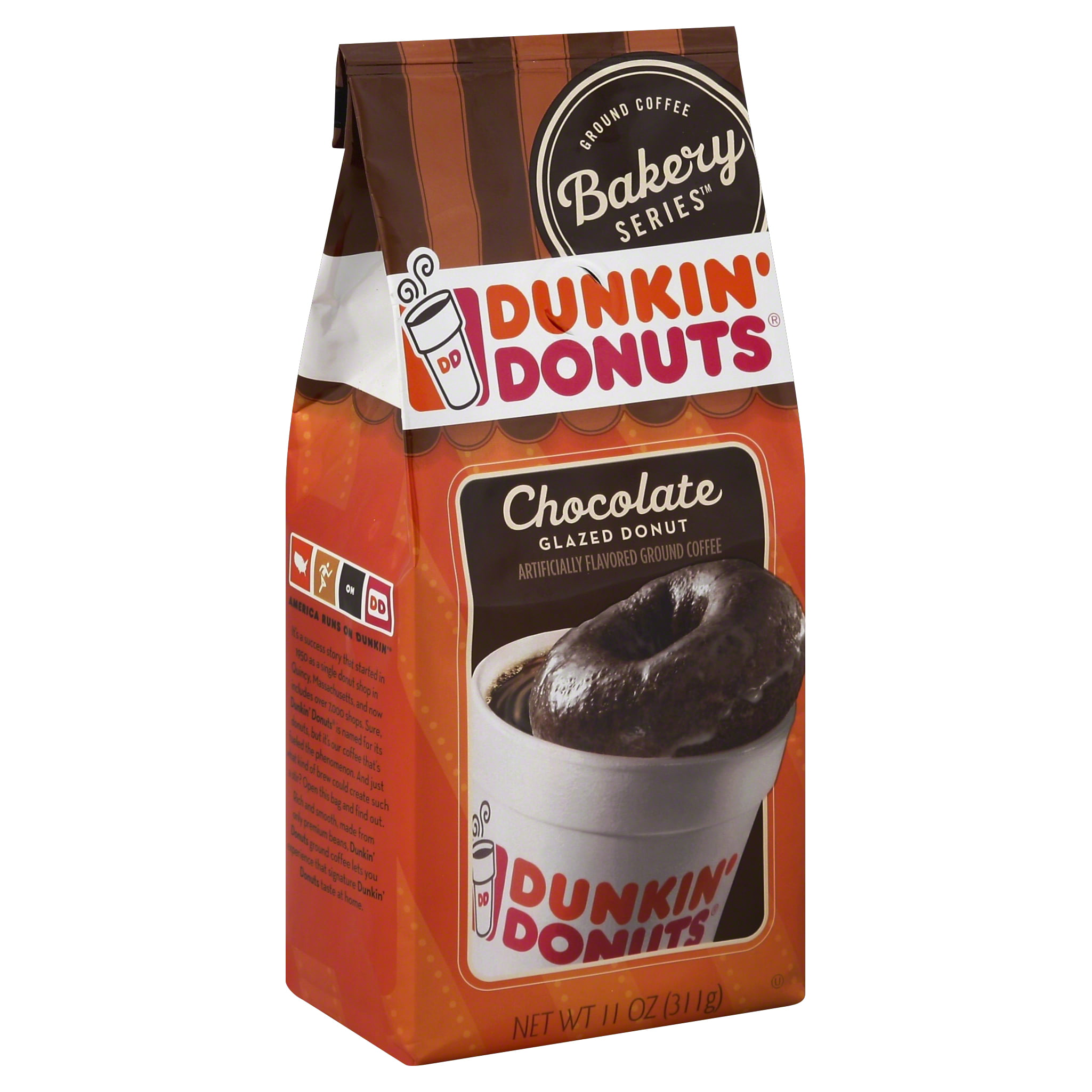 Dunkin' Donuts Ground Coffee Chocolate Glazed Donut ...
