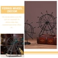 thumbnail image 5 of MLINS 2pcs Unique Ferris Wheel Statue Iron Ferris Wheel Ornament Iron Crafts Desktop, 5 of 8