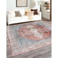 thumbnail image 3 of Traditional Haifa Collection Area Rug Red - 8' Square, 3 of 5