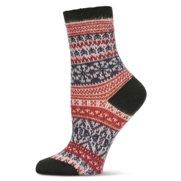 Legmogue Women's Holiday Wonder Flake Multicolor Soft-Fit Crew Sock - Mens - Male