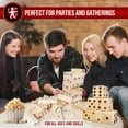 thumbnail image 6 of Bolaball: Giant Games Outdoor Activity Set w/ 6 Jumbo Dice, 45 Tumbling Blocks & 28 Dominoes, 6 of 8