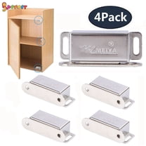 Spencer 4 Pack Strong Magnetic Cabinet Door Latch Stainless Steel Furniture Catches Closures for Kitchen Cupboard Wardobe Shutter Magnets